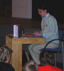 Margit Kr�ll - Lesung in der Hauptschule Zell