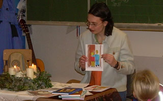 Margit Kröll - Lesung in der Volksschule Gallzein