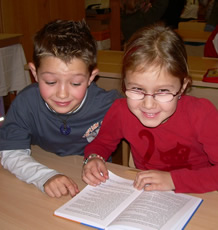 Schüler der Volksschule Gallzein - Lesung Margit Kröll