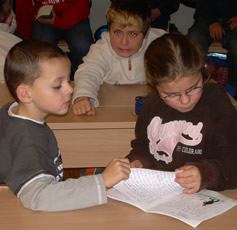 Schüler der Volksschule Gallzein - Lesung Margit Kröll