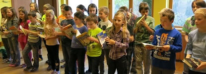 Volksschule Innerweerberg - Lesung und Zaubershow von Margit Kröll