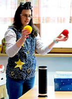 Zaubershow und Ballon modellieren von Margit Kröll - Bücherei Bruck am Ziller